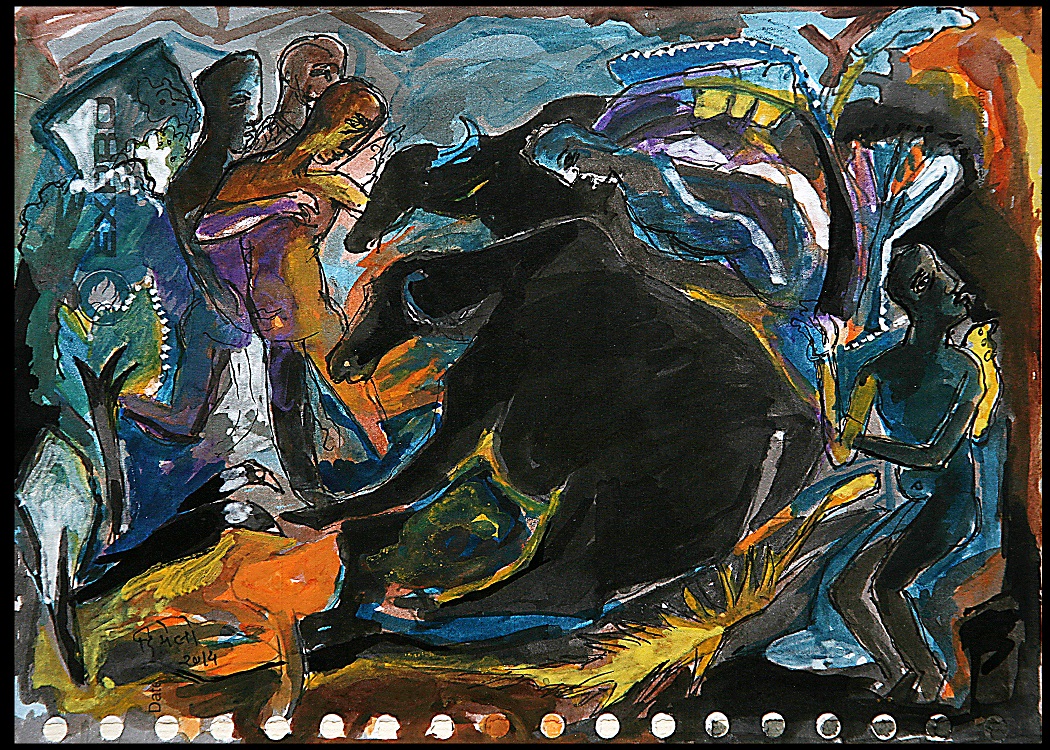 Dt161 Water Color On Paper  X  INC   Available.Jpg